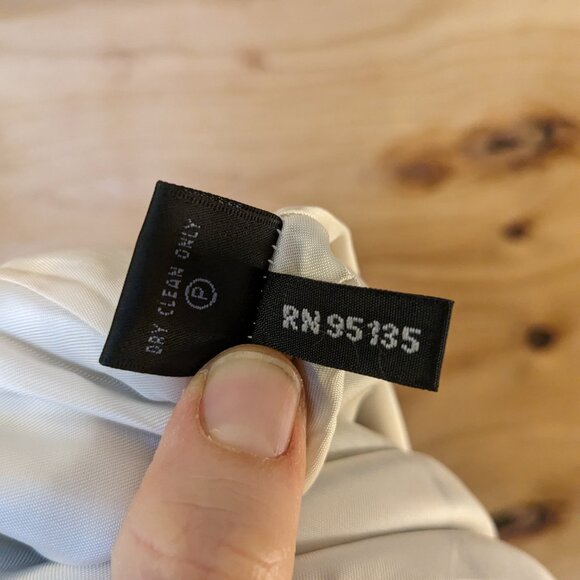 LAFAYETTE 148 Pencil Skirt Size 6 Geometric Retro Vtg 90s Green White Silk Blend - Picture 9 of 9